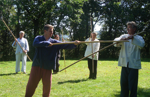 Tai chi Baton duo